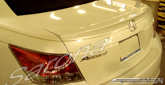 Custom Honda Accord Trunk Wing  Sedan (2008 - 2012) - $199.00 (Manufacturer Sarona, Part #HD-086-TW)